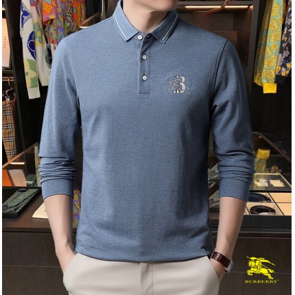 Burberry Long-Sleeved Polo Shirts for Men in 169642