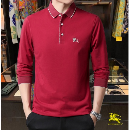 Burberry Long-Sleeved Polo Shirts for Men in 169645
