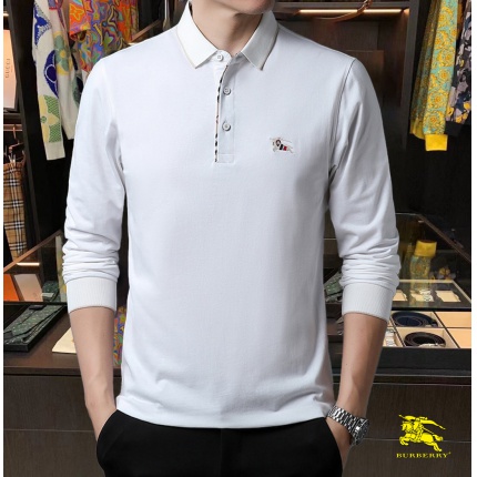 Burberry Long-Sleeved Polo Shirts for Men in 169646