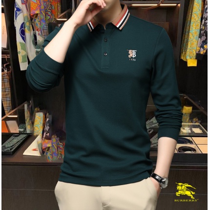 Burberry Long-Sleeved Polo Shirts for Men in 169651