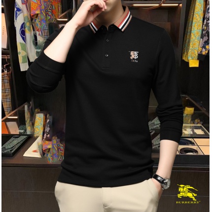 Burberry Long-Sleeved Polo Shirts for Men in 169652