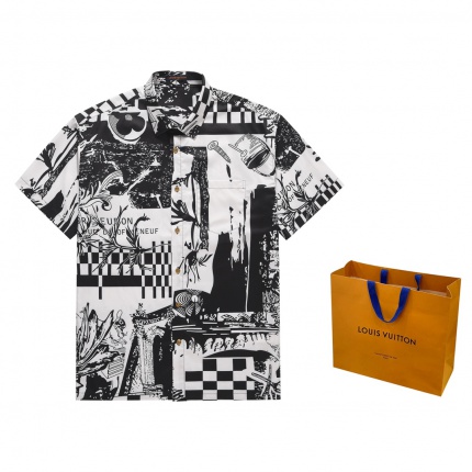 Louis Vuitton Short-Sleeved Shirts for Men in 173617