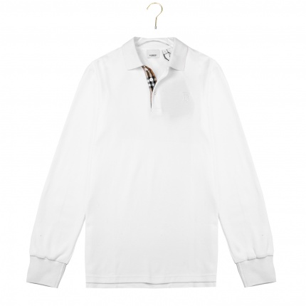 Burberry Long-Sleeved Polo Shirts for Men in 177387