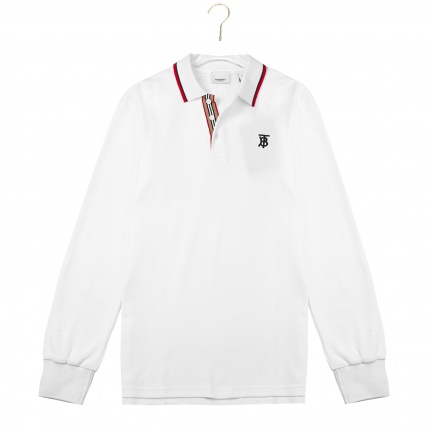 Burberry Long-Sleeved Polo Shirts for Men in 177389