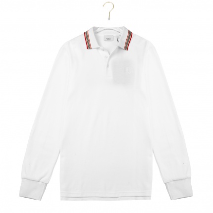 Burberry Long-Sleeved Polo Shirts for Men in 177391