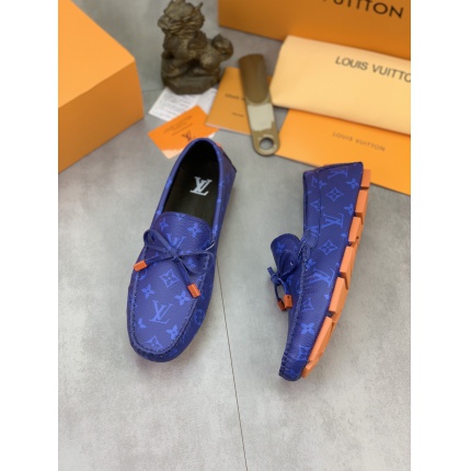 Louis Vuitton Leather Loafers For Men in 178655