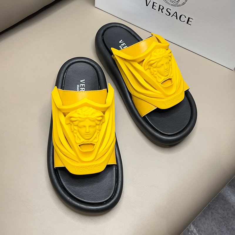 Cheap Versace Slippers For Men in 167961, $70 USD- [IB167961] - Replica Versace Slippers For Men