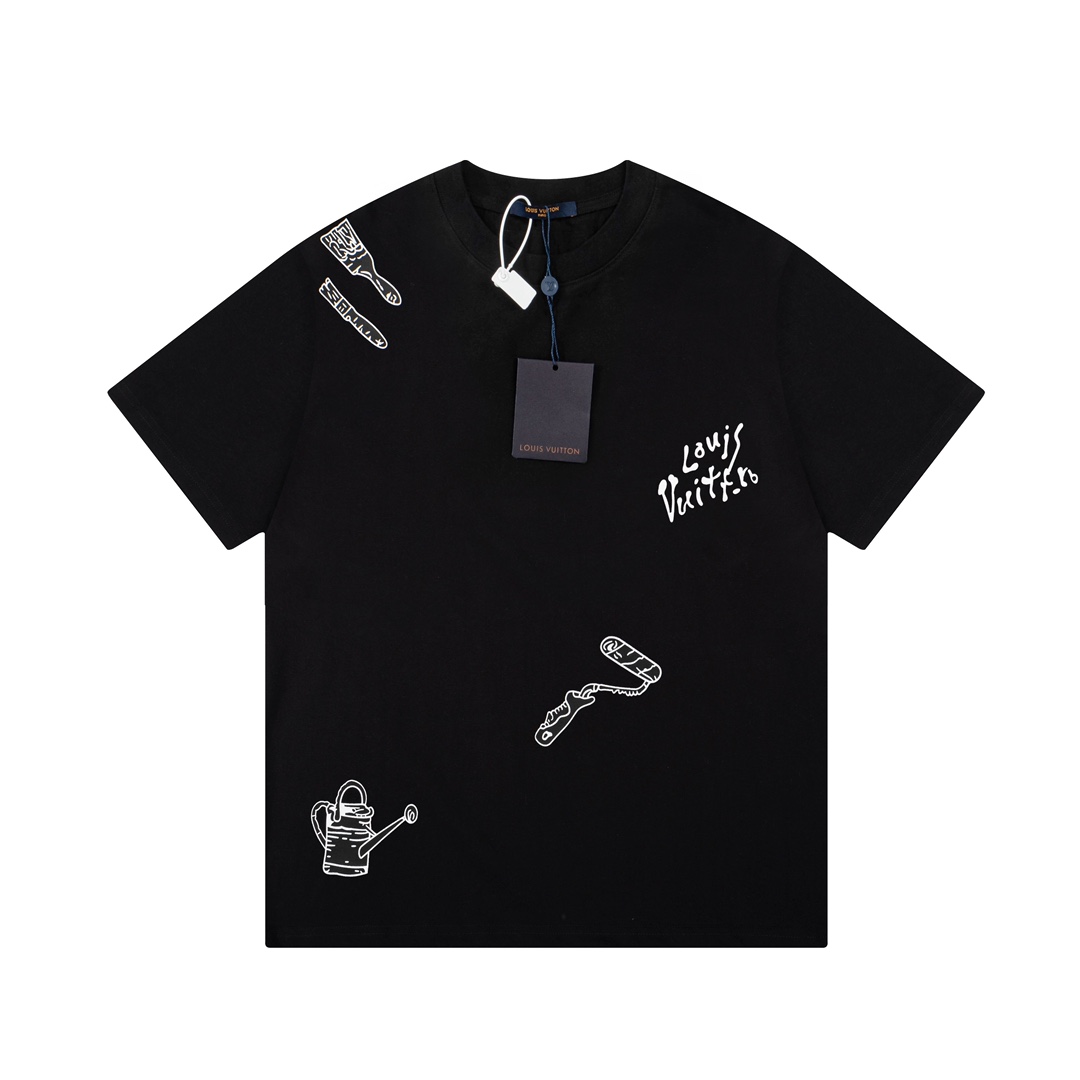 Cheap Louis Vuitton T-Shirts in 176181, $25 USD- [IB176181] - Replica Louis Vuitton T-Shirts