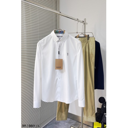 Burberry Long-Sleeved Polo Shirts for Men in 181114