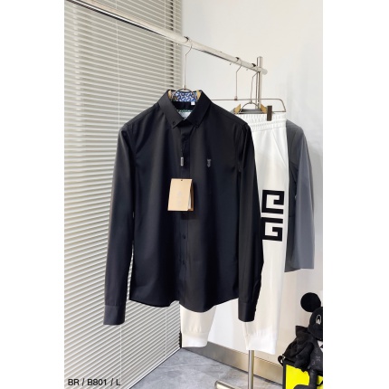 Burberry Long-Sleeved Polo Shirts for Men in 181115