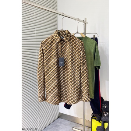 Fendi Long-Sleeved Polo Shirts for Men in 181117