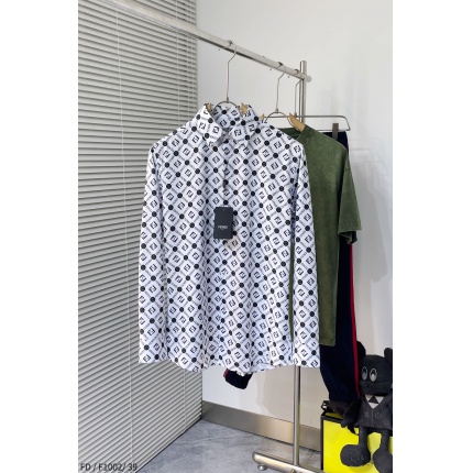 Fendi Long-Sleeved Polo Shirts for Men in 181118