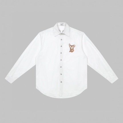 Burberry Long-Sleeved Polo Shirts for Men in 181365