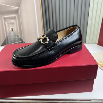 New Arrivals Ferragamo Real Leather Shoes For Men in 183667