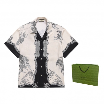 New Arrivals Gucci Short Sleeve Shirts For Men in 184019