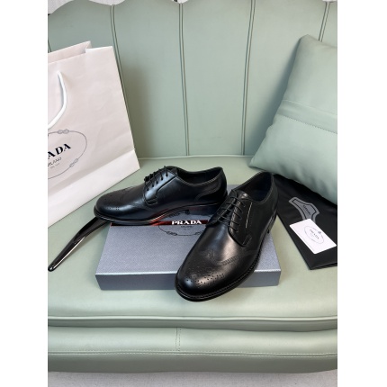 Prada Leather Dress Shoes For Men in 186657