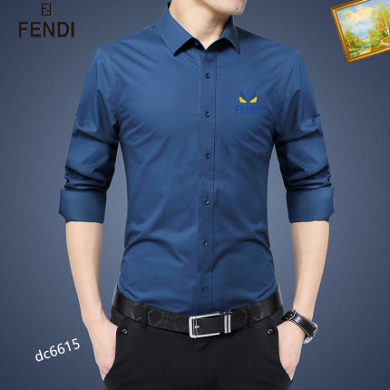 Fendi Long-Sleeved Polo Shirts for Men in 188724
