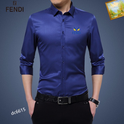 Fendi Long-Sleeved Polo Shirts for Men in 188725