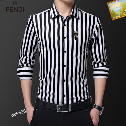 Fendi Long-Sleeved Polo Shirts for Men in 188730