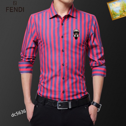 Fendi Long-Sleeved Polo Shirts for Men in 188732
