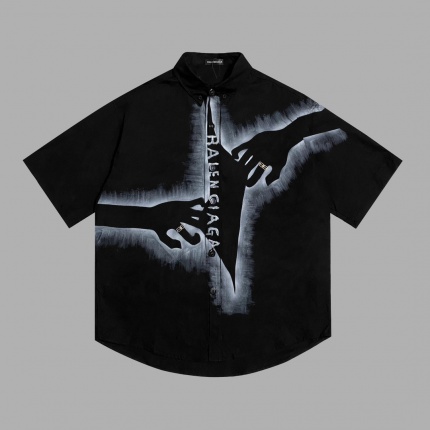 New Arrivals Balenciaga Short Sleeve Polo Shirts For Men in 191228