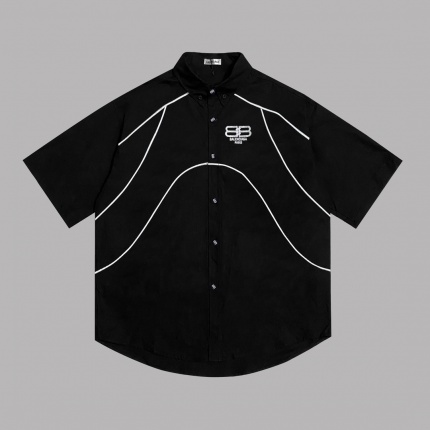 New Arrivals Balenciaga Short Sleeve Polo Shirts For Men in 191230