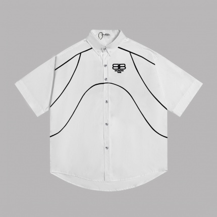 New Arrivals Balenciaga Short Sleeve Polo Shirts For Men in 191231