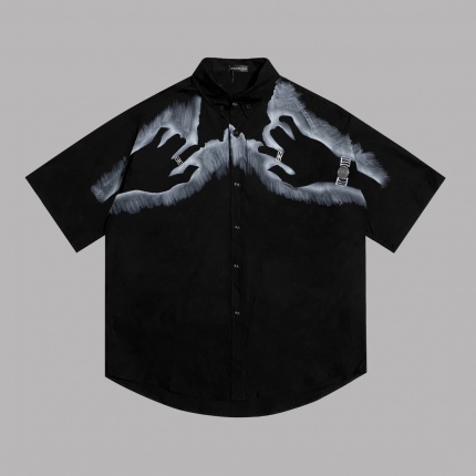 New Arrivals Balenciaga Short Sleeve Polo Shirts For Men in 191232