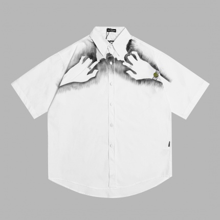 New Arrivals Balenciaga Short Sleeve Polo Shirts For Men in 191233