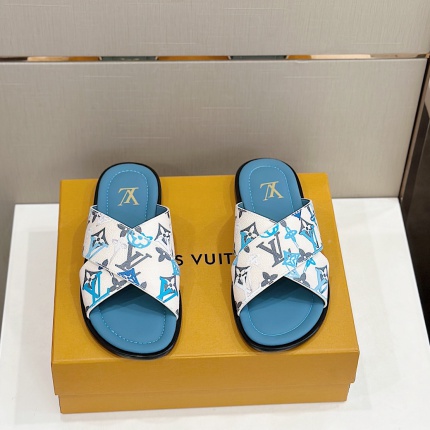 New Arrivals Louis Vuitton Slippers For Men in 191294