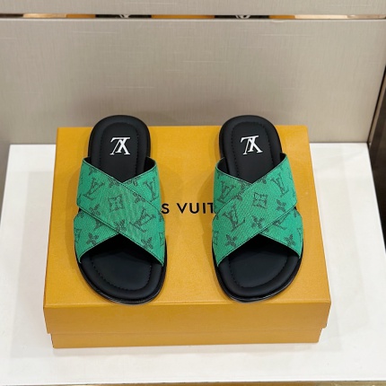 New Arrivals Louis Vuitton Slippers For Men in 191297