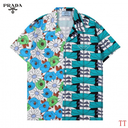 Prada Short Sleeve Shirts For Men in 191384