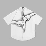 New Arrivals Balenciaga Short Sleeve Polo Shirts For Men in 191229