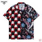 Prada Short Sleeve Shirts For Men in 191386