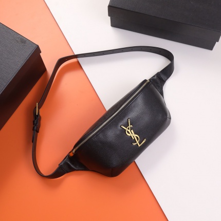 New YSL AAA Quality Leather Fanny pack Chest bag size 25×14×3.5cm in 191515