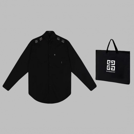 Givenchy Long-Sleeved Polo Shirts in 191700