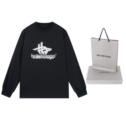 New Arrivals Balenciaga Long Sleeve T-Shirts For Men in 192207