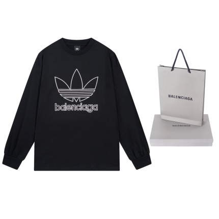 New Arrivals Balenciaga Long Sleeve T-Shirts For Men in 192208