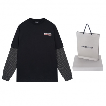 New Arrivals Balenciaga Long Sleeve T-Shirts For Men in 192222