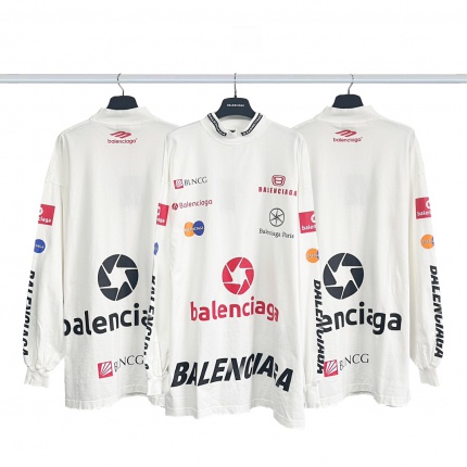 New Arrivals Balenciaga Long Sleeve T-Shirts For Men in 192227