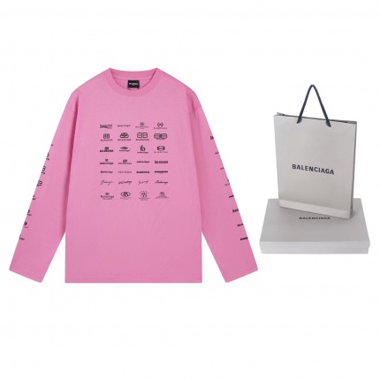 New Arrivals Balenciaga Long Sleeve T-Shirts Size XS-L in 192229