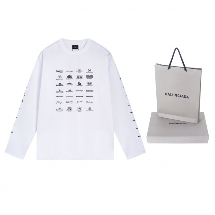 New Arrivals Balenciaga Long Sleeve T-Shirts Size XS-L in 192230
