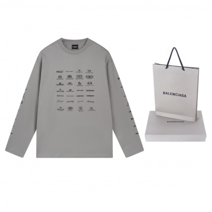 New Arrivals Balenciaga Long Sleeve T-Shirts Size XS-L in 192231