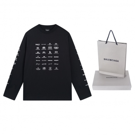 New Arrivals Balenciaga Long Sleeve T-Shirts Size XS-L in 192232