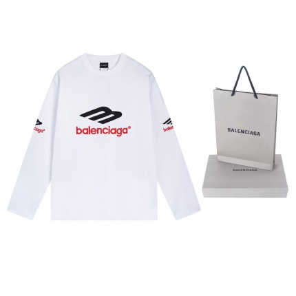 New Arrivals Balenciaga Long Sleeve T-Shirts Size XS-L in 192233