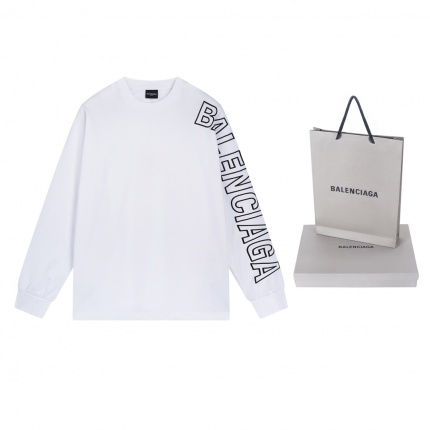 New Arrivals Balenciaga Long Sleeve T-Shirts Size XS-L in 192237