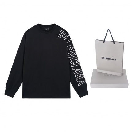 New Arrivals Balenciaga Long Sleeve T-Shirts Size XS-L in 192238