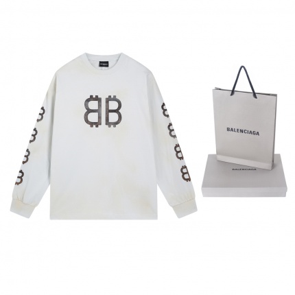 New Arrivals Balenciaga Long Sleeve T-Shirts Size XS-L in 192239