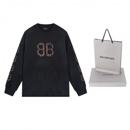 New Arrivals Balenciaga Long Sleeve T-Shirts Size XS-L in 192240