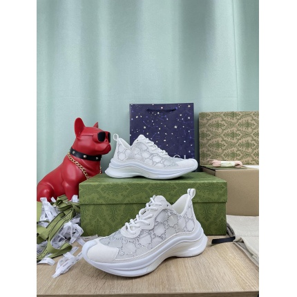 Gucci  Crystal GG Run Sneakers For Women size 35-40 in 193246